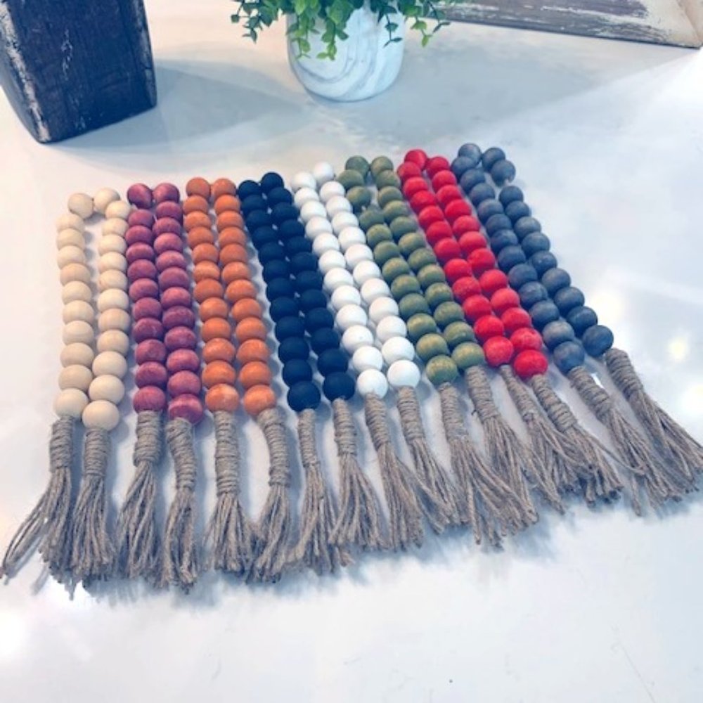 Wood Bead Garlands